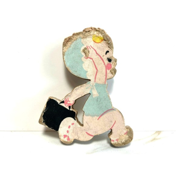 Dolly Toy Co. Nursery Train Wall Hanging Cardboard Heavy Thick set of 4 - Picture 5 of 12